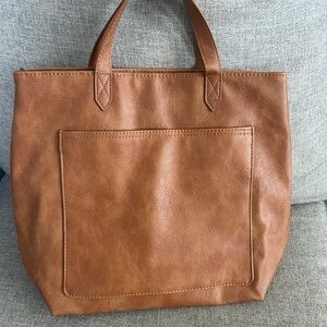 Thirty one brown faux leather bag